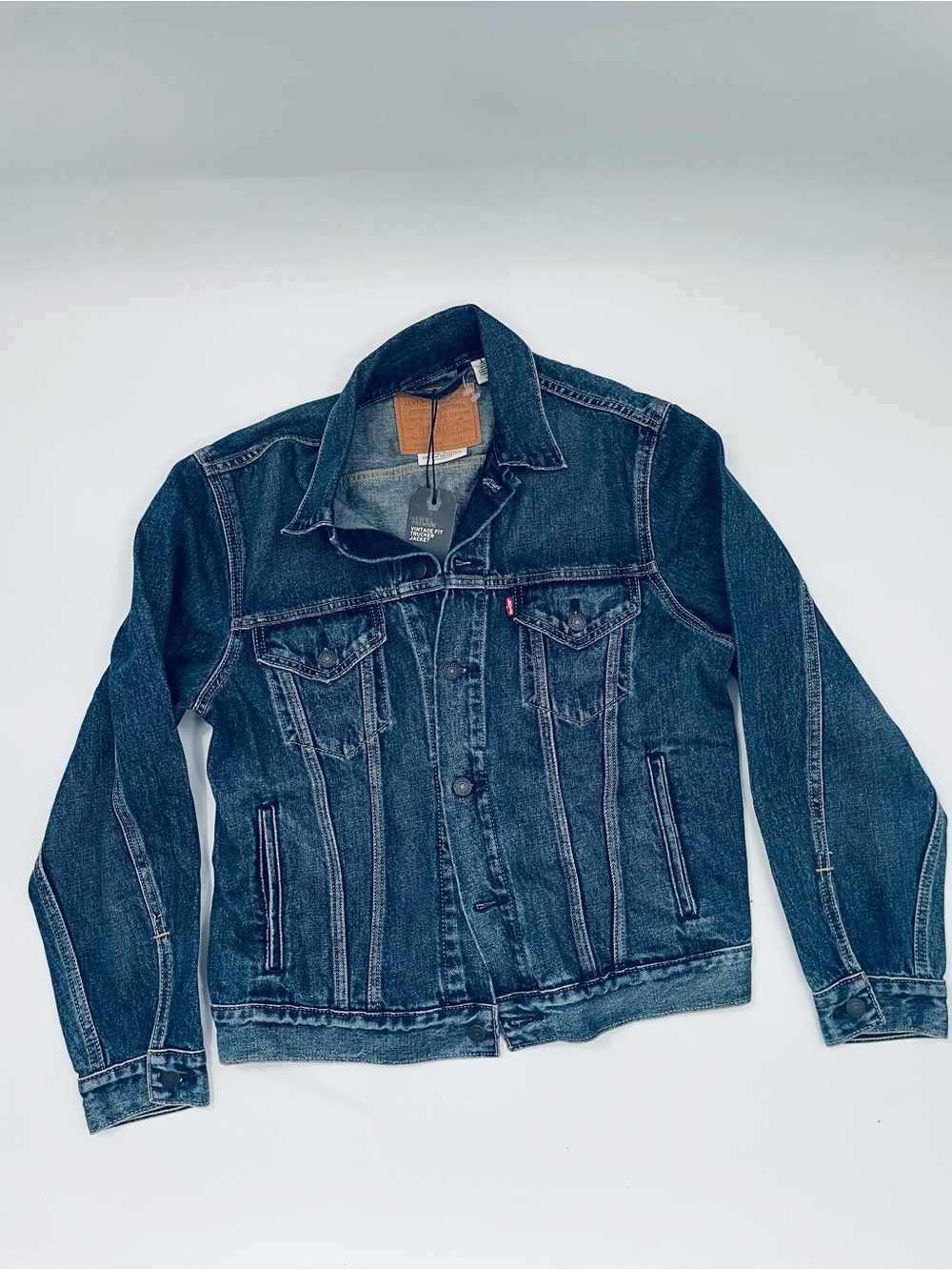 Levi's Jean Jacket Dark Blue Denim Classic Americana Jacket